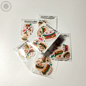 burger sticker pack