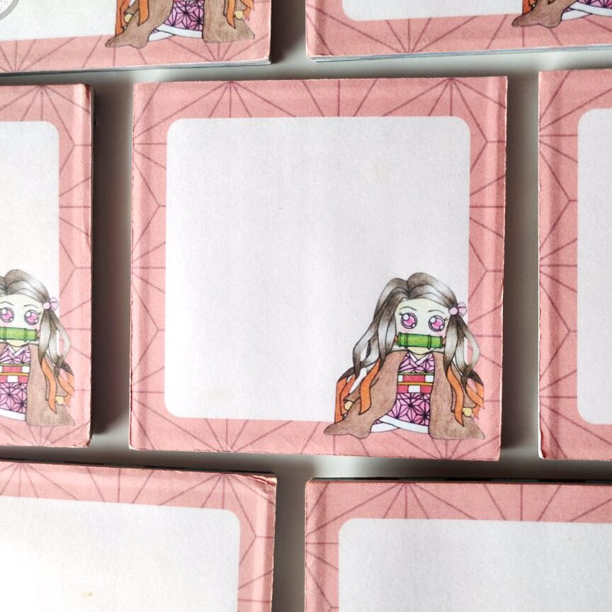 demon slayer mixed memo pad